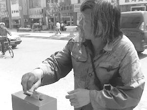 Beggar gives his earnings to 'more in need victims'