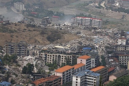 Beichuan county town to be made a memorial