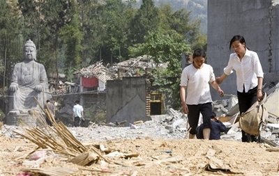 Cultural relics lost to earthquake