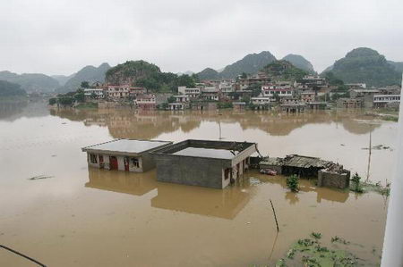 Floods, hail leave 18 dead, 12 missing in Guizhou