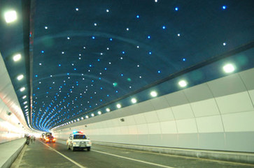 Newly-completed urban tunnel in Anhui
