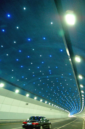 Newly-completed urban tunnel in Anhui