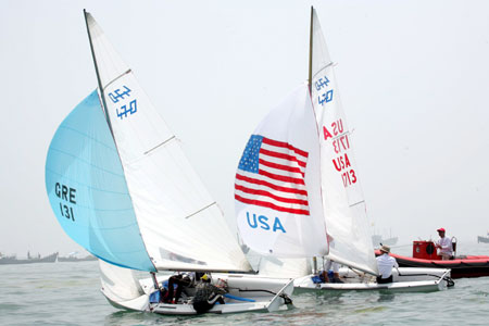 Algae cleared, Olympic sailors begin to practise normally in Qingdao