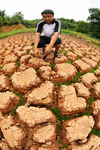 Drought his central China province