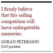 ISAF: Sailing venue 'the best'