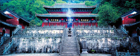 Complex built on mountains - and legends