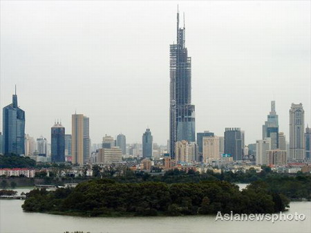 Tallest building in Jiangsu, East China