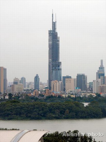 Tallest building in Jiangsu, East China