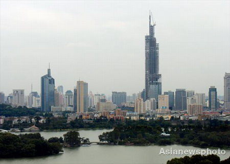 Tallest building in Jiangsu, East China