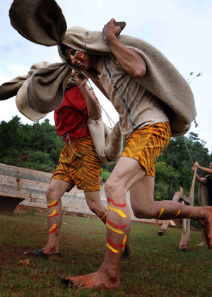 Ethnic Yi people perform well-preserved Nuo ritual