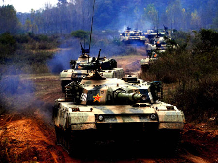 Armored forces drill