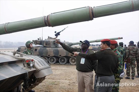 Armored forces drill