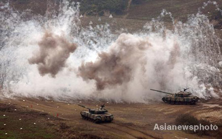 Armored forces drill