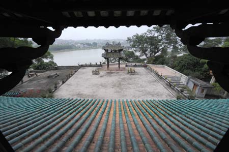 Famous ancient tower Zhenwu Pavilion