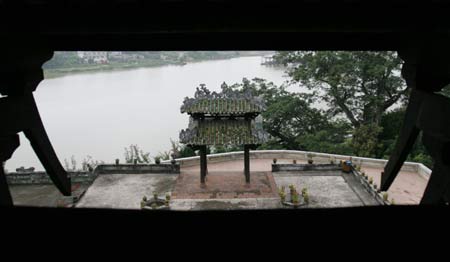 Famous ancient tower Zhenwu Pavilion