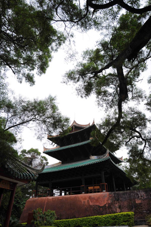 Famous ancient tower Zhenwu Pavilion