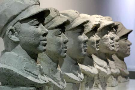 Exhibition of sculptures in Wenzhou city