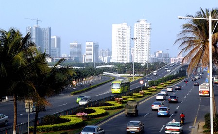Haikou scaling new heights