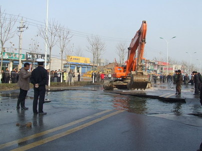 Corruption blamed for burst water pipes in NW China city