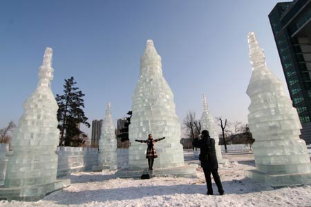 Jilin to hold ice lantern show