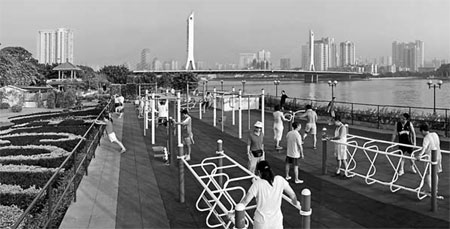 Bustling Guangzhou's greenery still growing