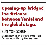 Yantai's voyage to globalization