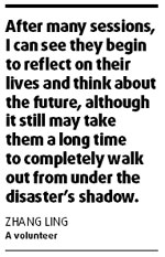 Counselors help Sichuan heal