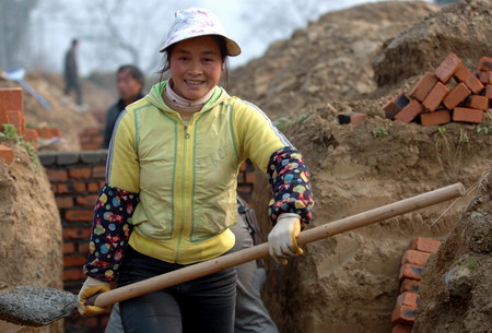 People in quake zones prepare for Spring Festival