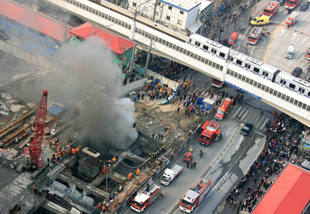 Two killed at Shanghai rail construction sites
