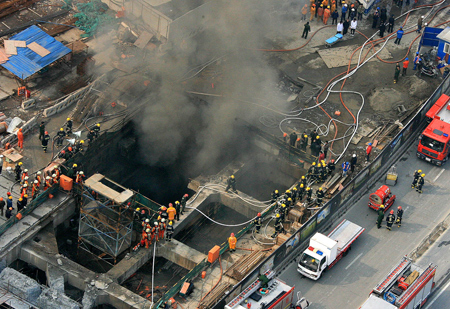 Two killed at Shanghai rail construction sites