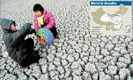 Regions reel from severe drought