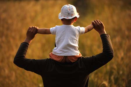 Raising children make him a father