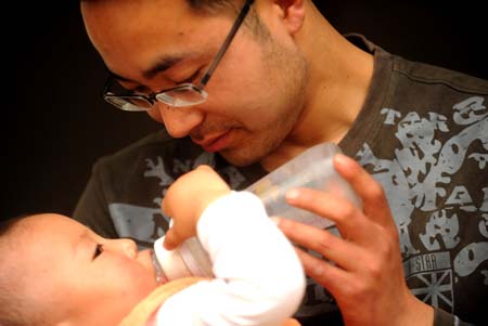 Raising children make him a father
