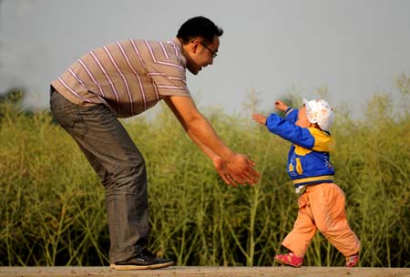 Raising children make him a father