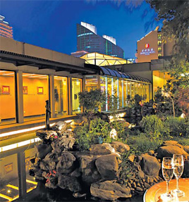 A resort in the city center