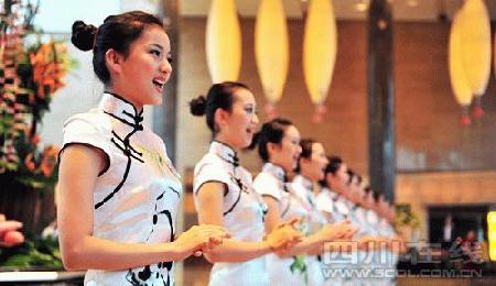 Volunteers at the 2009 Western China Fair