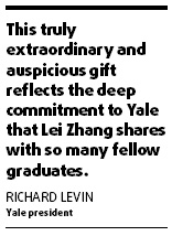 Donation to Yale sparks debate