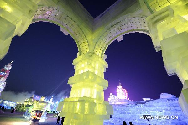 Enjoying wonderful Ice and Snow World in Harbin