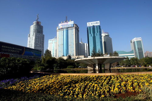 Virescence in Kunming