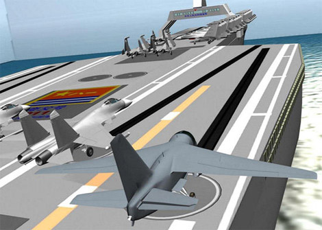 China's refitted aircraft carrier starts sea trial