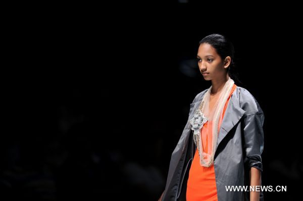 Fashion show at Dalian costume festival