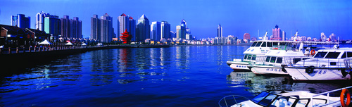 Attractive coatline of Qingdao