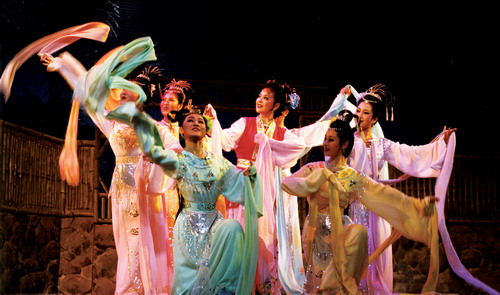 Goddess Marriage of Chinese opera Huangmeixi
