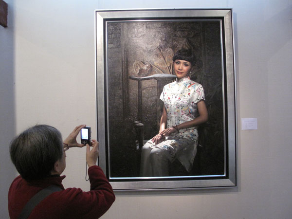 Master painter Wang Qijun's works remind visitors of good old days