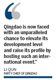 Qingdao gets chance to shine on world stage