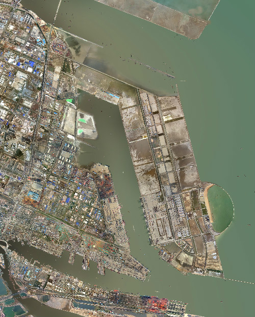 Remote satellite image in 2010