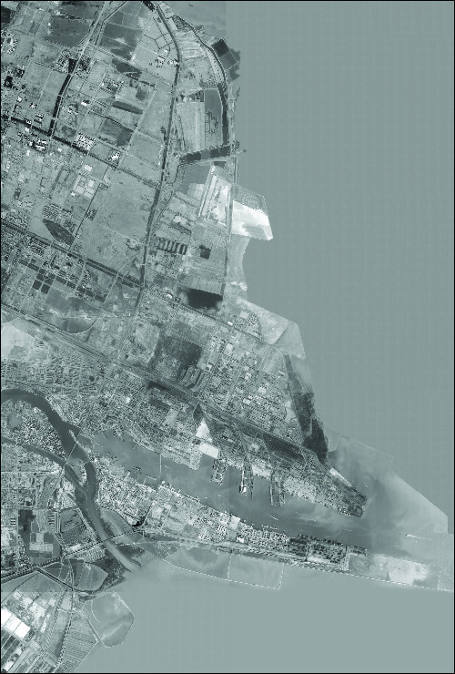 Remote satellite image in 2002