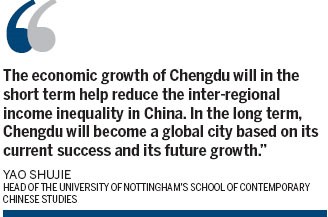 Sichuan capital to Benefit as investors look inland