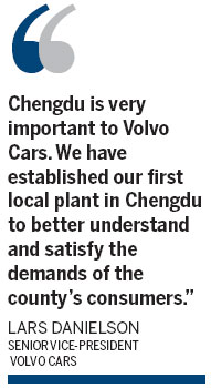Volvo: New plant shows confidence in Chengdu