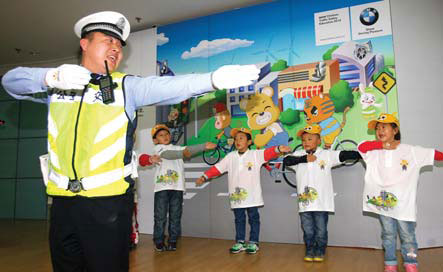 Safety first taught at kids traffic camp